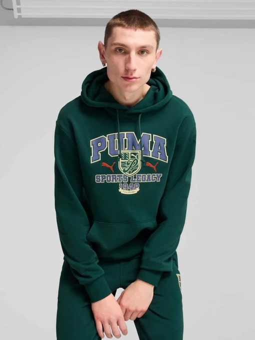 Чоловіче Худі PUMA Wardrobe Ess Graphic Hoodie фото 3