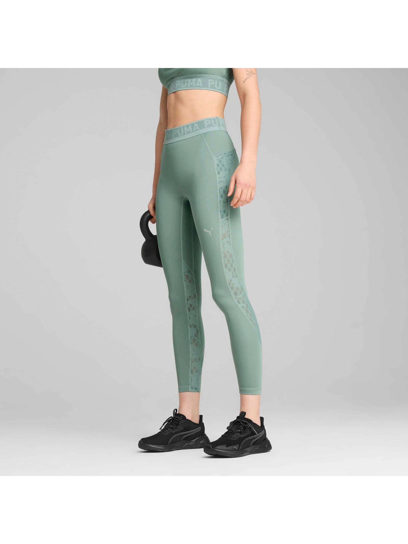 Брюки PUMA Lace Hw 7/8 Tight модель 526778 Фото