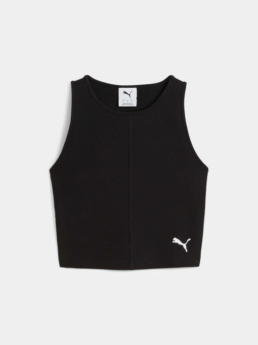 Футболки и поло PUMA Wardrobe Ess Ribbed Crop Top модель 629765 Фото