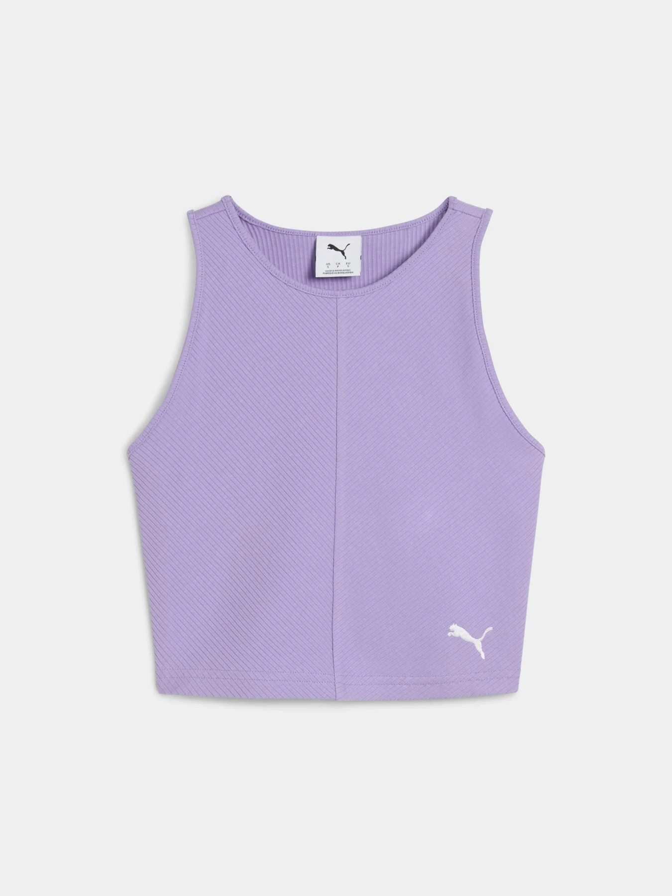 Футболки и поло PUMA Wardrobe Ess Ribbed Crop Top модель 629765 Футболки и поло PUMA Wardrobe Ess Ribbed Crop Top модель 629765 Фото