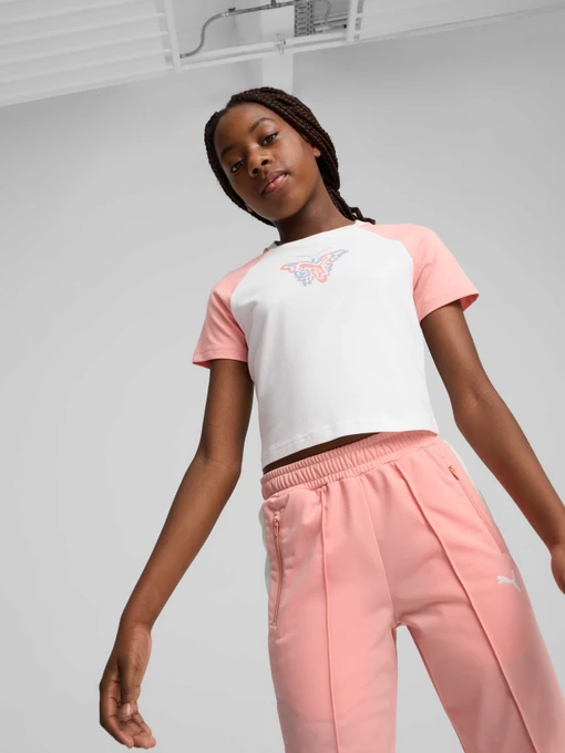 Дитяча Футболка PUMA Butterfly Vibe Baby Tee фото 3