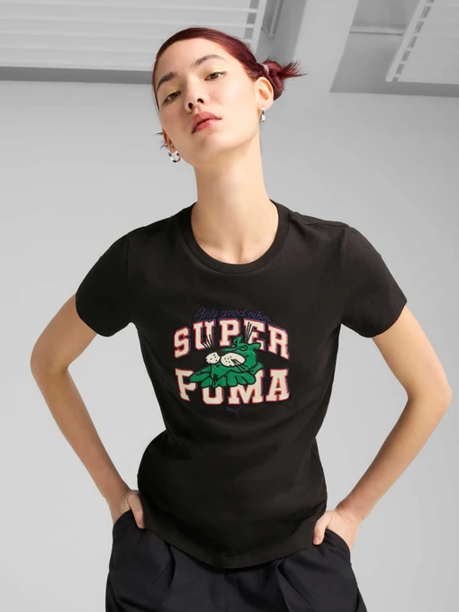 Жіноча Футболка PUMA Graphics Super Tee фото 3