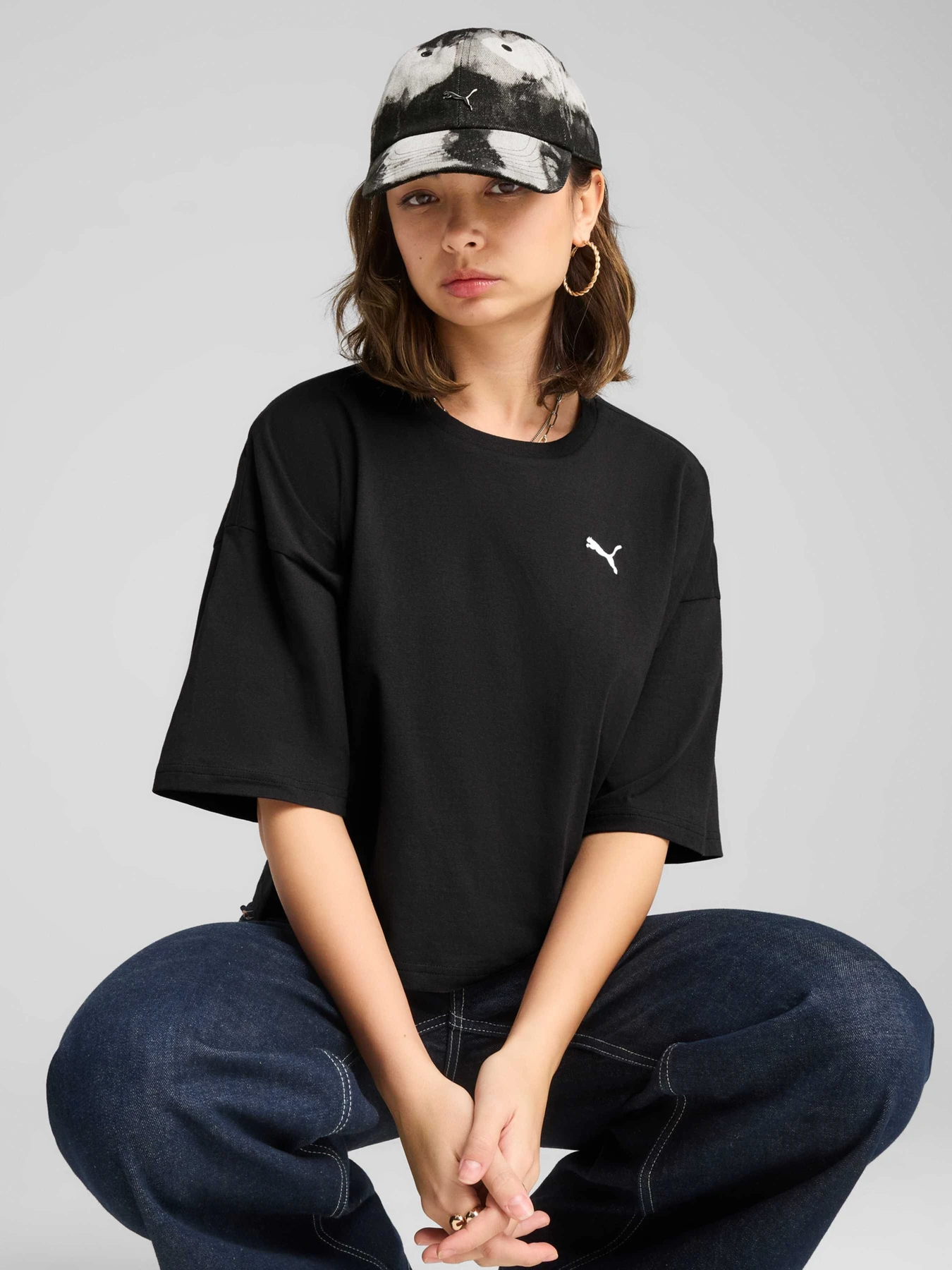Футболки и поло PUMA Wardrobe Ess Oversized Tee модель 629743 Футболки и поло PUMA Wardrobe Ess Oversized Tee модель 629743 Фото