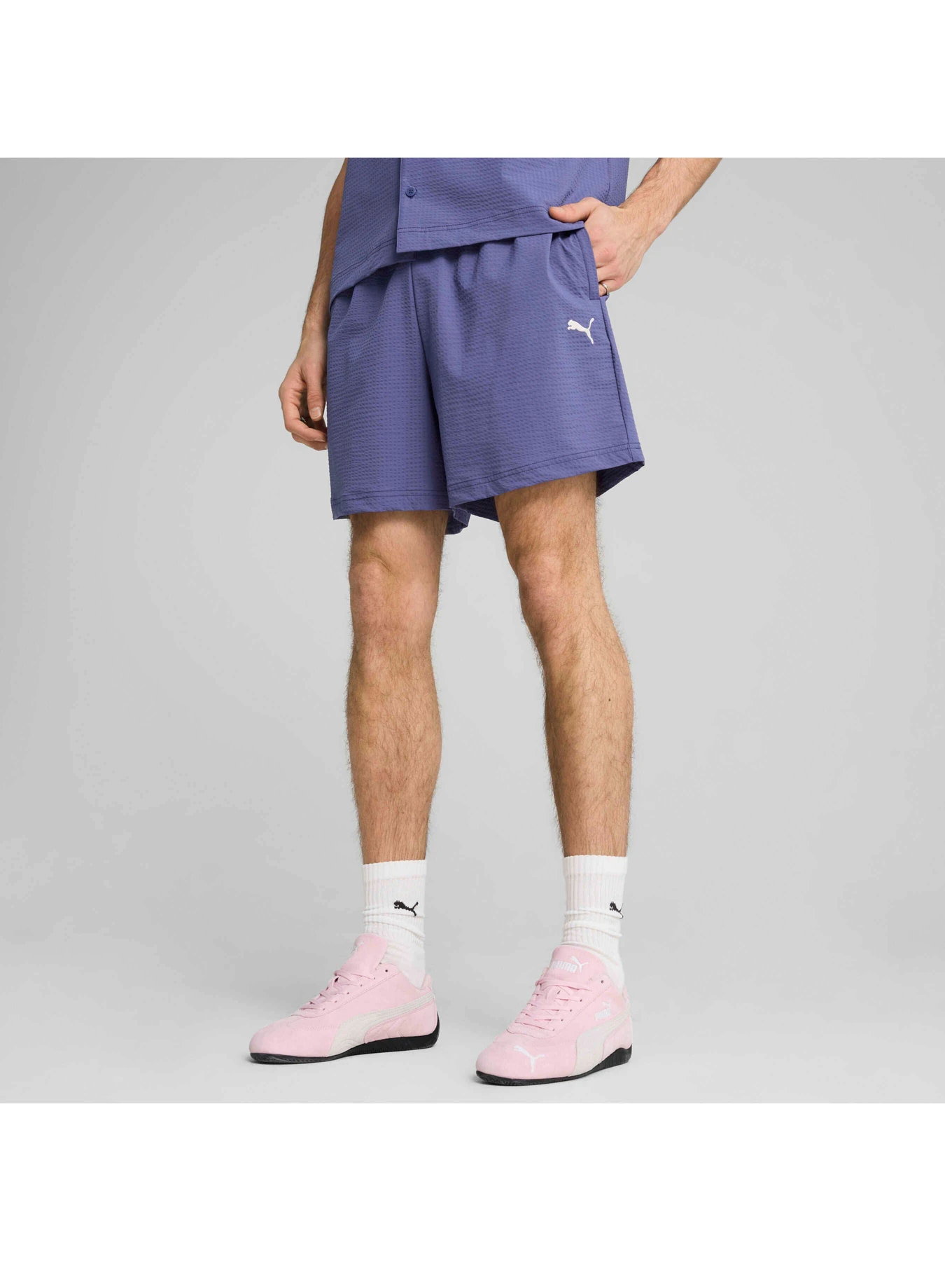 Шорты PUMA Wardrobe Ess Ss Shorts модель 629665 Шорты PUMA Wardrobe Ess Ss Shorts модель 629665 Фото