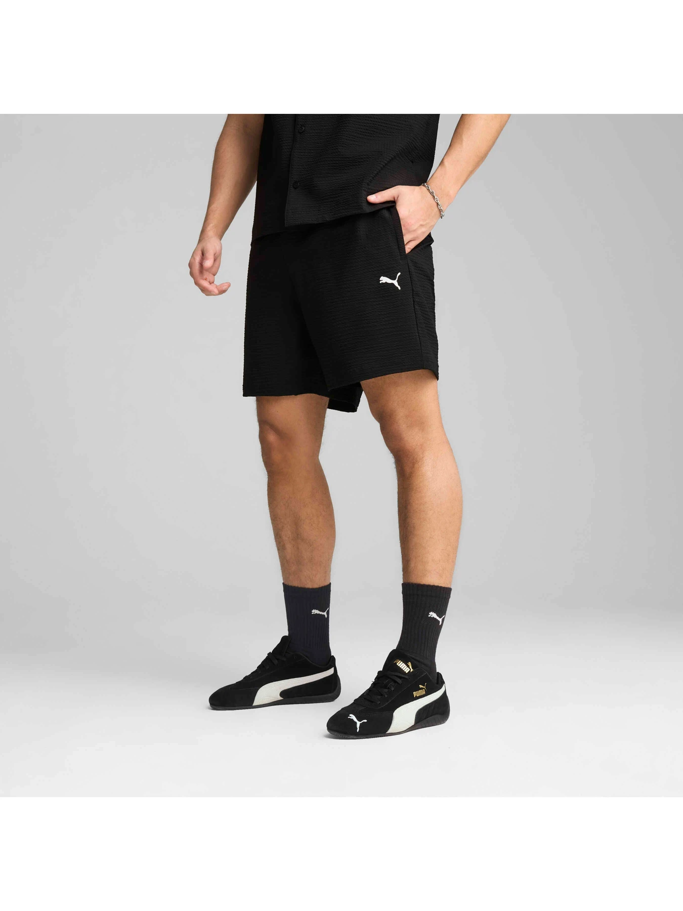 Шорты PUMA Wardrobe Ess Ss Shorts модель 629665 Шорты PUMA Wardrobe Ess Ss Shorts модель 629665 Фото