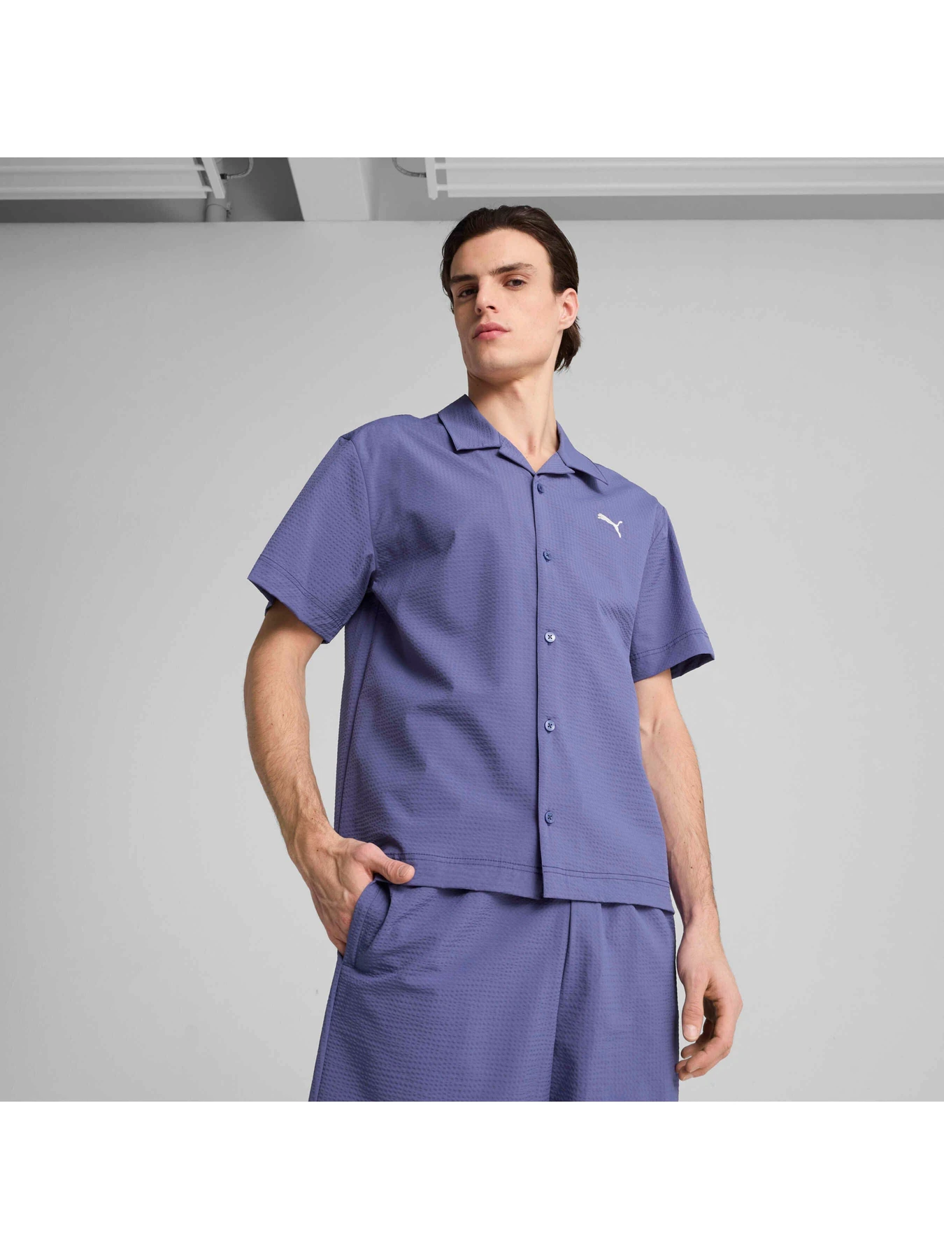 Рубашки PUMA Wardrobe Ess Relaxed Shirt модель 629663 Рубашки PUMA Wardrobe Ess Relaxed Shirt модель 629663 Фото