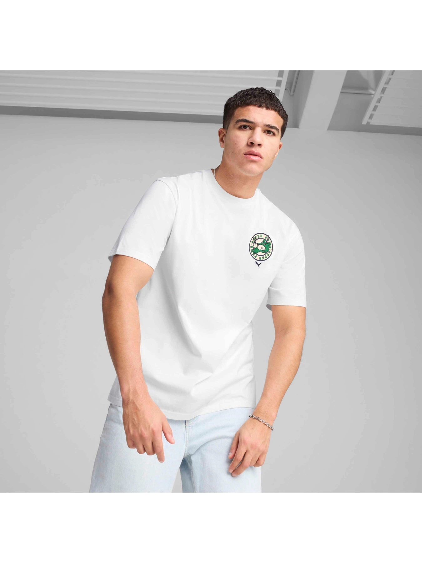 Футболки і поло PUMA Graphics Super Tee модель 629639 Футболки і поло PUMA Graphics Super Tee модель 629639 Фото