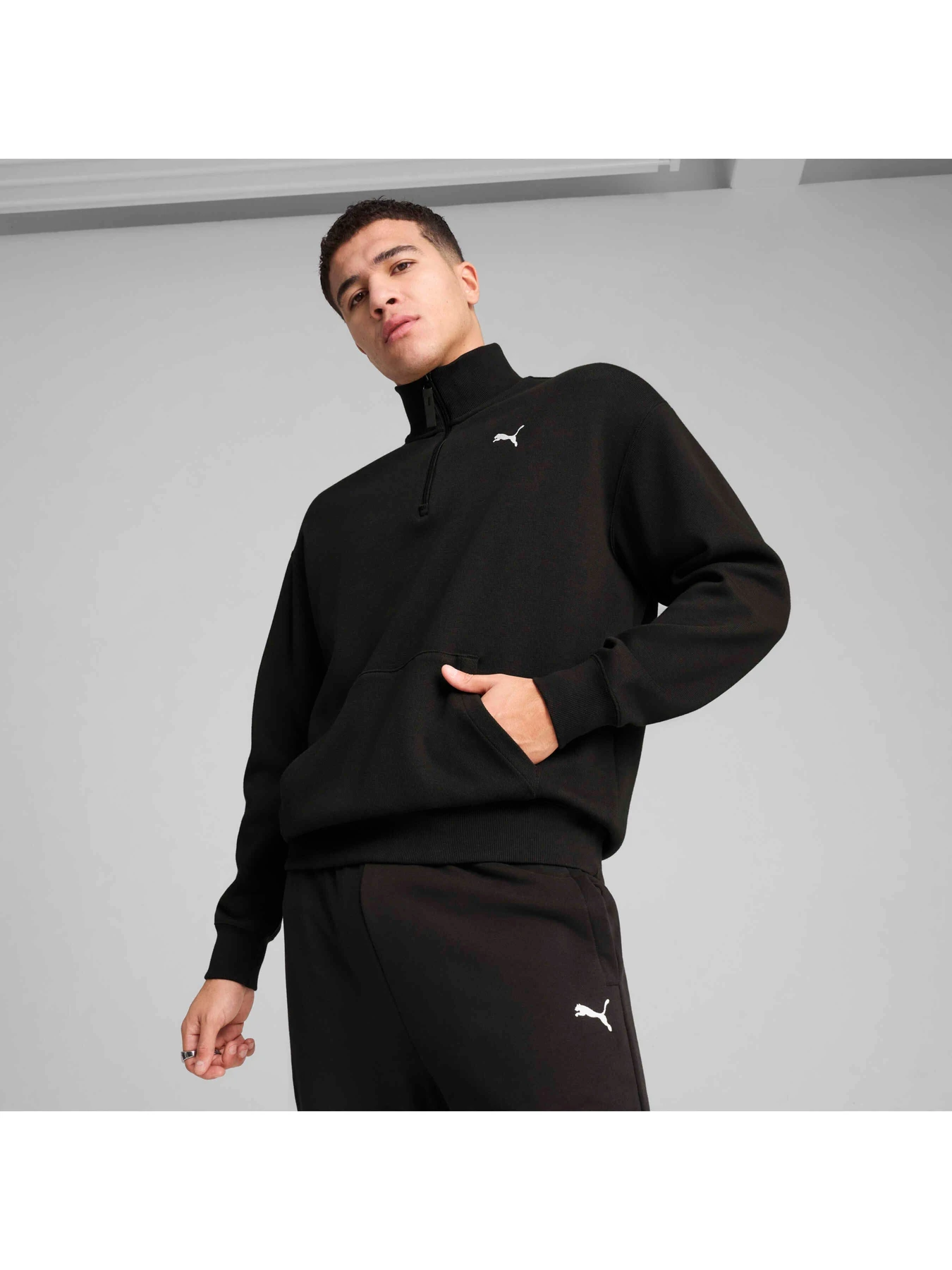 Худі та світшоти PUMA Wardrobe Ess Half Zip Crew модель 629664 Худі та світшоти PUMA Wardrobe Ess Half Zip Crew модель 629664 Фото