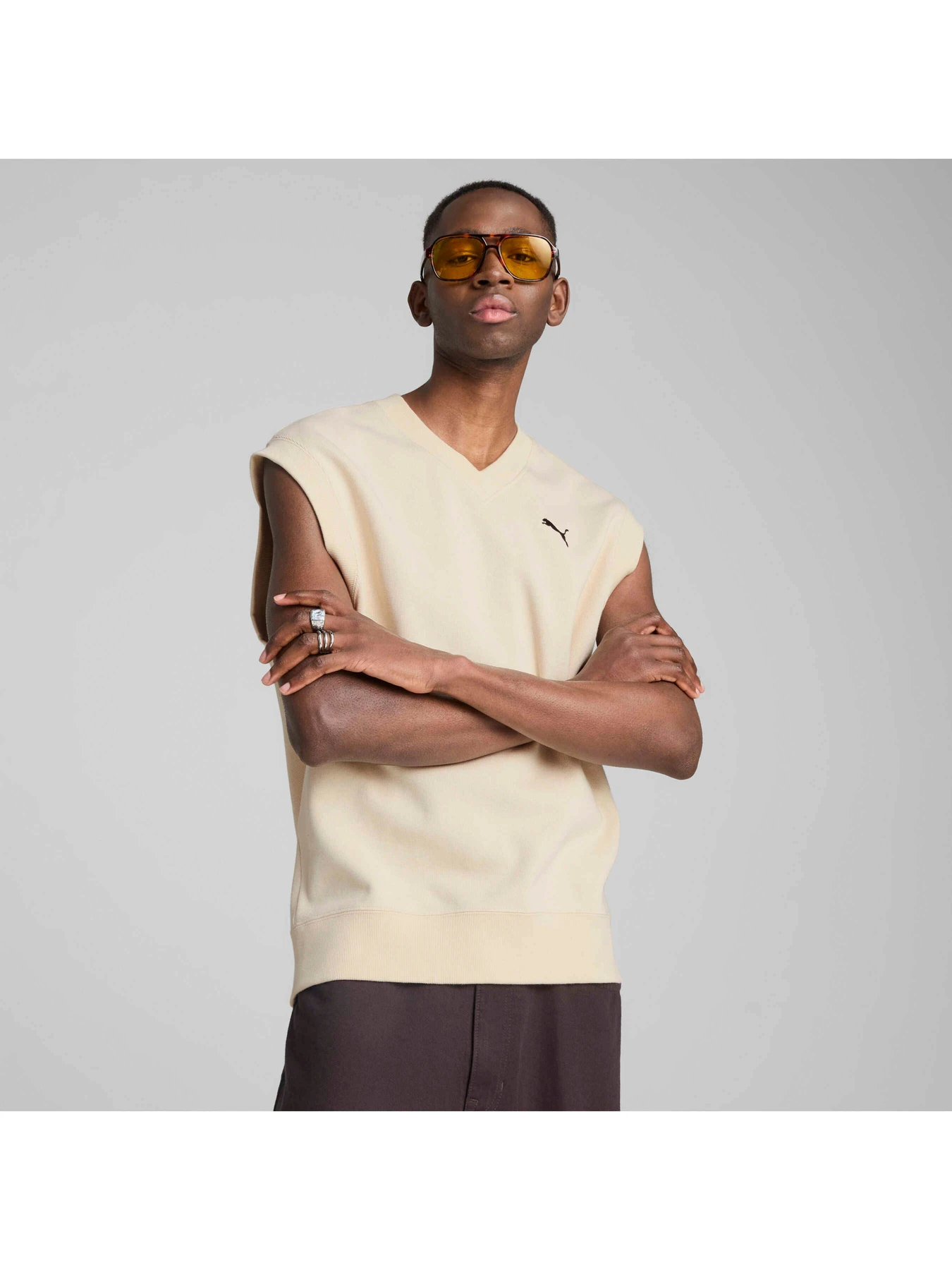 Куртки и дубленки PUMA Wardrobe Ess Relaxed Vest модель 629662 Фото