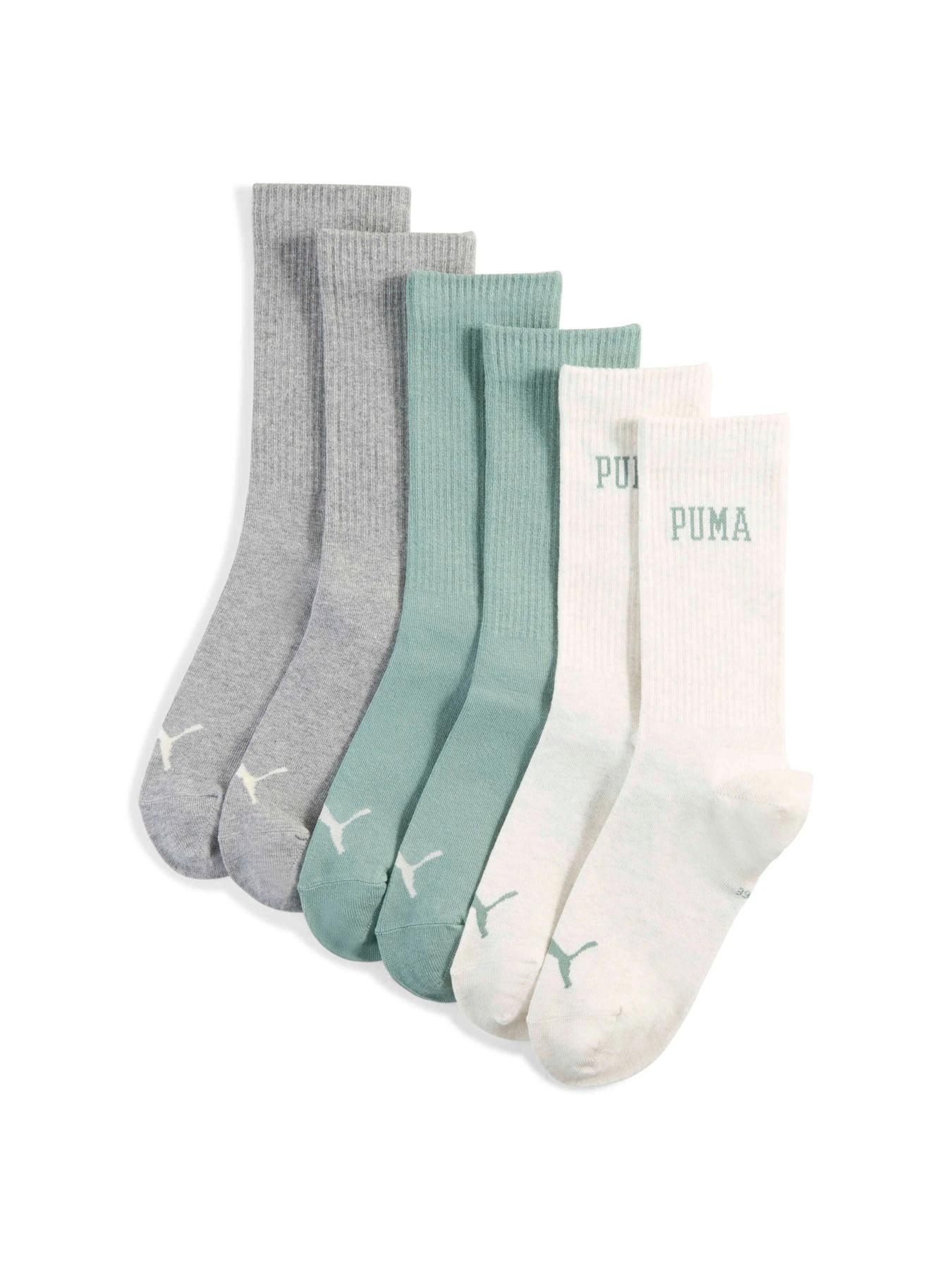 Носки и гольфы PUMA Unisex Logo Crew 3p модель 938632 Носки и гольфы PUMA Unisex Logo Crew 3p модель 938632 Фото