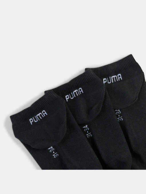 PUMA Kids Plain Sneaker 3p Набір шкарпеток колір чорний фото 2