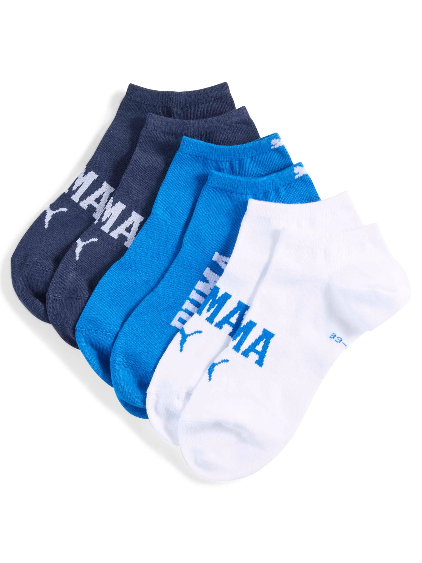 Носки и гольфы PUMA Unisex Logo Sneaker 3p модель 938638 Фото
