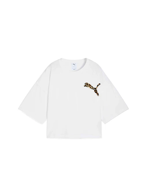 Футболки и поло PUMA Leo Luxe Oversized Short Tee модель 632337 Фото