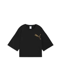 Футболки и поло PUMA Leo Luxe Oversized Short Tee модель 632337 Фото