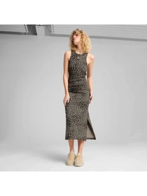 Платья PUMA Leo Luxe Slim Aop Dress модель 632339 Фото