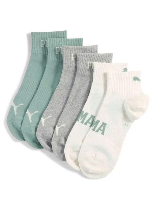 Носки и гольфы PUMA Unisex Logo Quarter 3p модель 938636 Фото