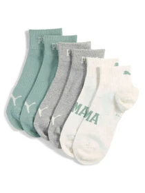 Носки и гольфы PUMA Unisex Logo Quarter 3p модель 938636 Фото