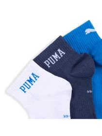Носки и гольфы PUMA Unisex Logo Quarter 3p модель 938636 Фото