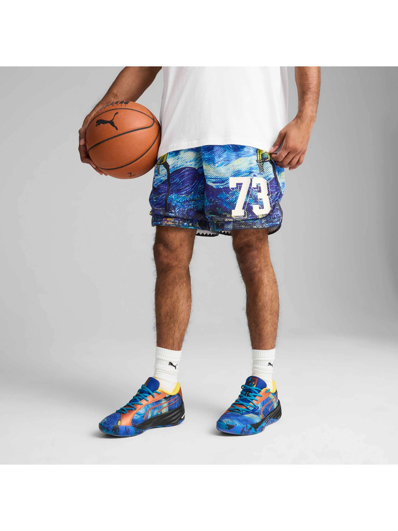 Шорти PUMA Dylan Exhibit 7" Aop Short модель 630476 Фото