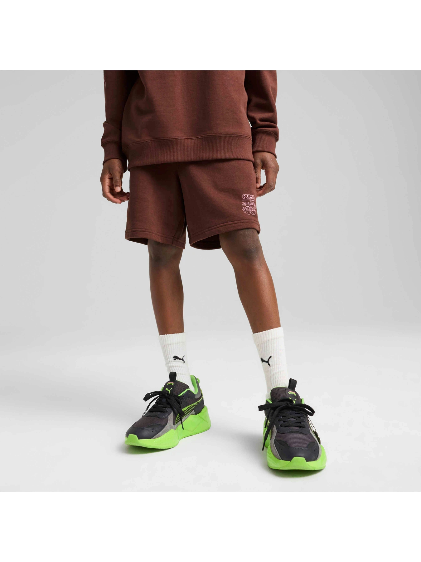 Шорты PUMA x Tmnt Relaxed Shorts модель 630087 Шорты PUMA x Tmnt Relaxed Shorts модель 630087 Фото
