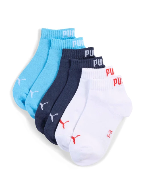 Шкарпетки та гольфи PUMA Kids Plain Quarter 3p модель 938809 Фото
