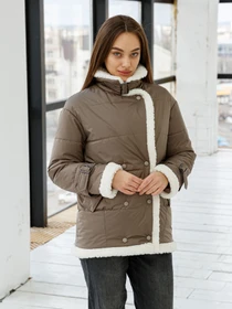 Куртки и дубленки MilaNova модель Куртка К-254 капучино Фото