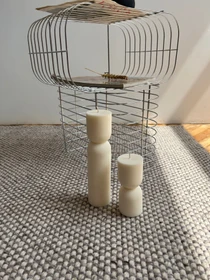 Свічка "Фігурна" з натурального оливкового воску Candle Design модель 110.1020/1021 Фото