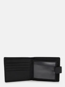 Кошельки Borsa Leather модель K10898bl-black Фото