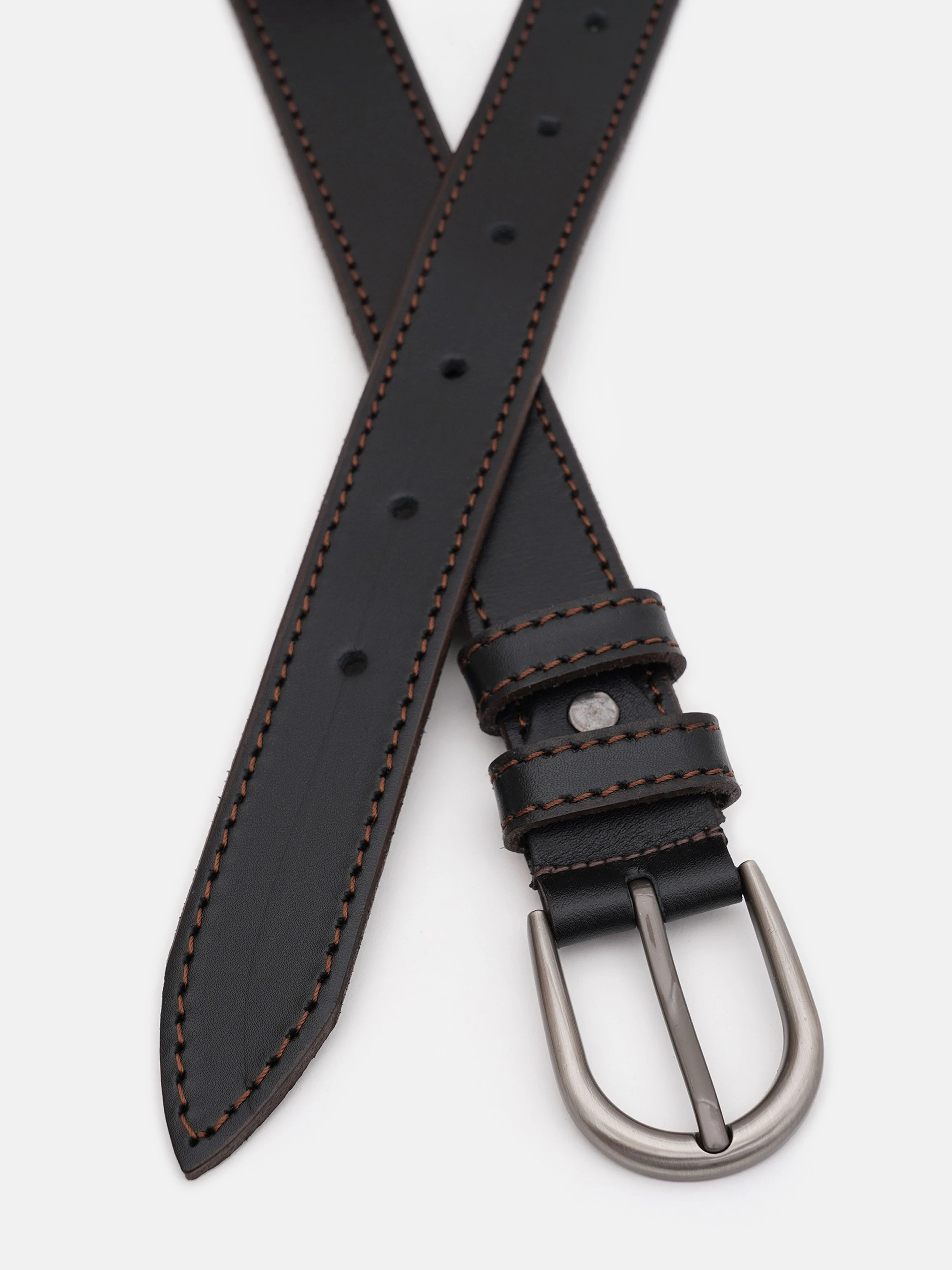 Borsa Leather Ремінь колір чорний фото 2