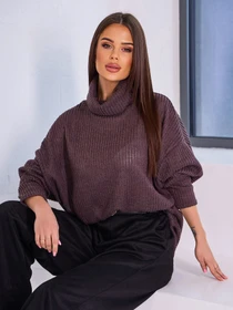 Свитры и кардиганы ISSA Plus модель 13763_коричневый Фото