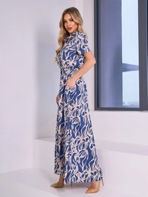Сукні ISSA Plus модель 15028_синий Фото