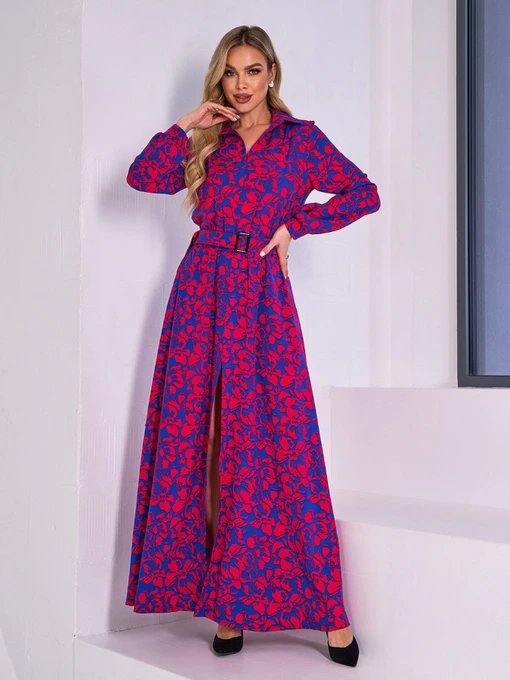 Сукні ISSA Plus модель 15009_синий Фото