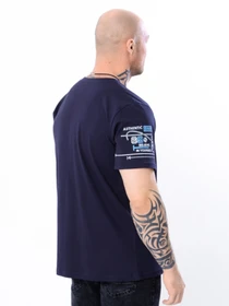Футболки и поло Носи своє модель 8012-001-33-3-chornilxno-sinj-positive Фото