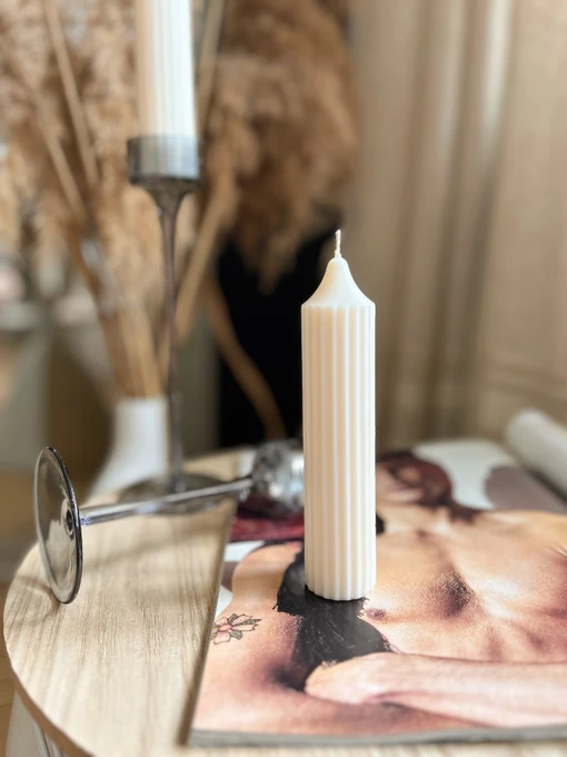 Свічка фігурна "Маленька" з натурального соєвого воску Candle Design модель 110.1017 Фото