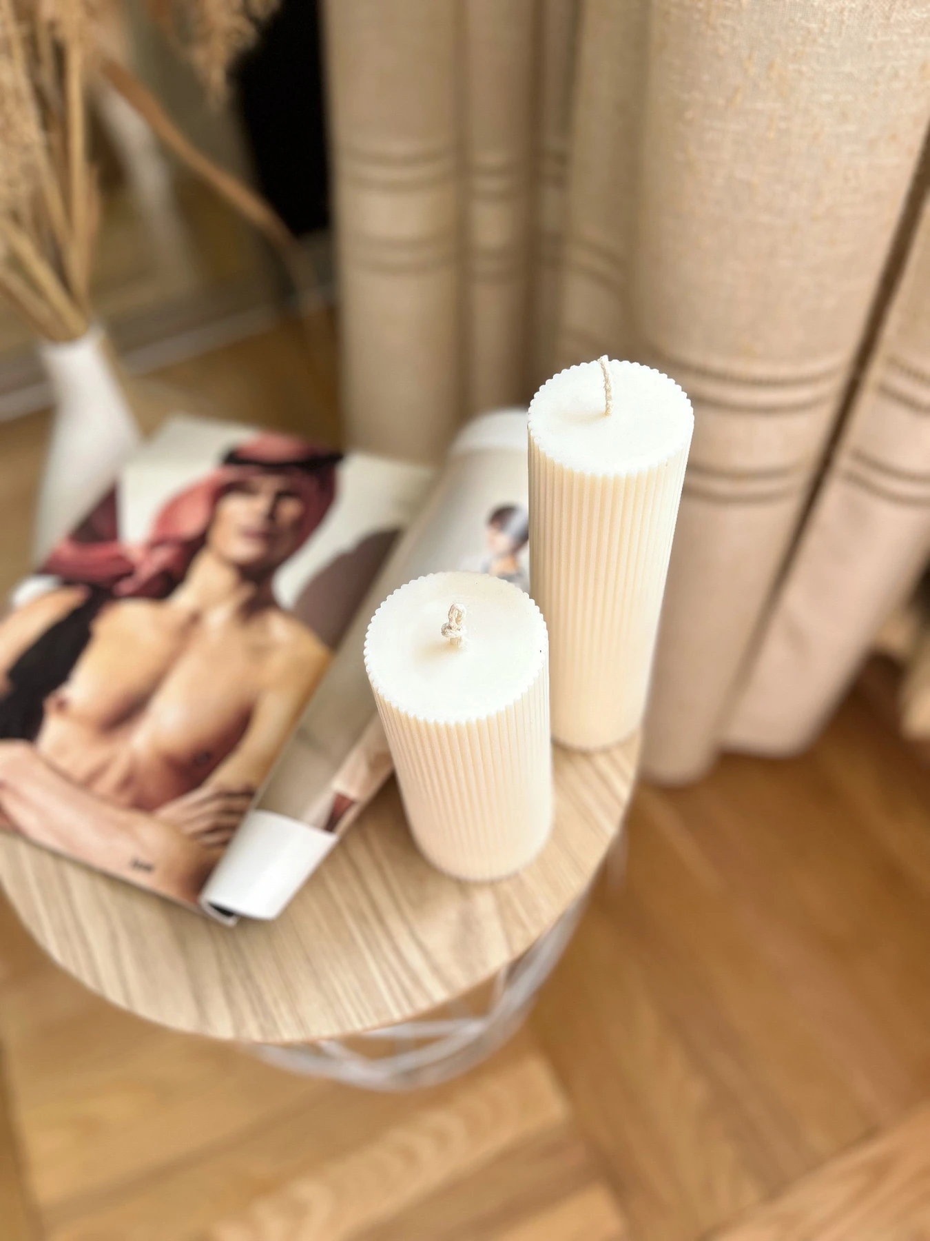Свеча фигурная "Цилиндр" из натурального оливкового воска Candle Design модель 110.1014/1015 Свеча фигурная "Цилиндр" из натурального оливкового воска Candle Design модель 110.1014/1015 Фото