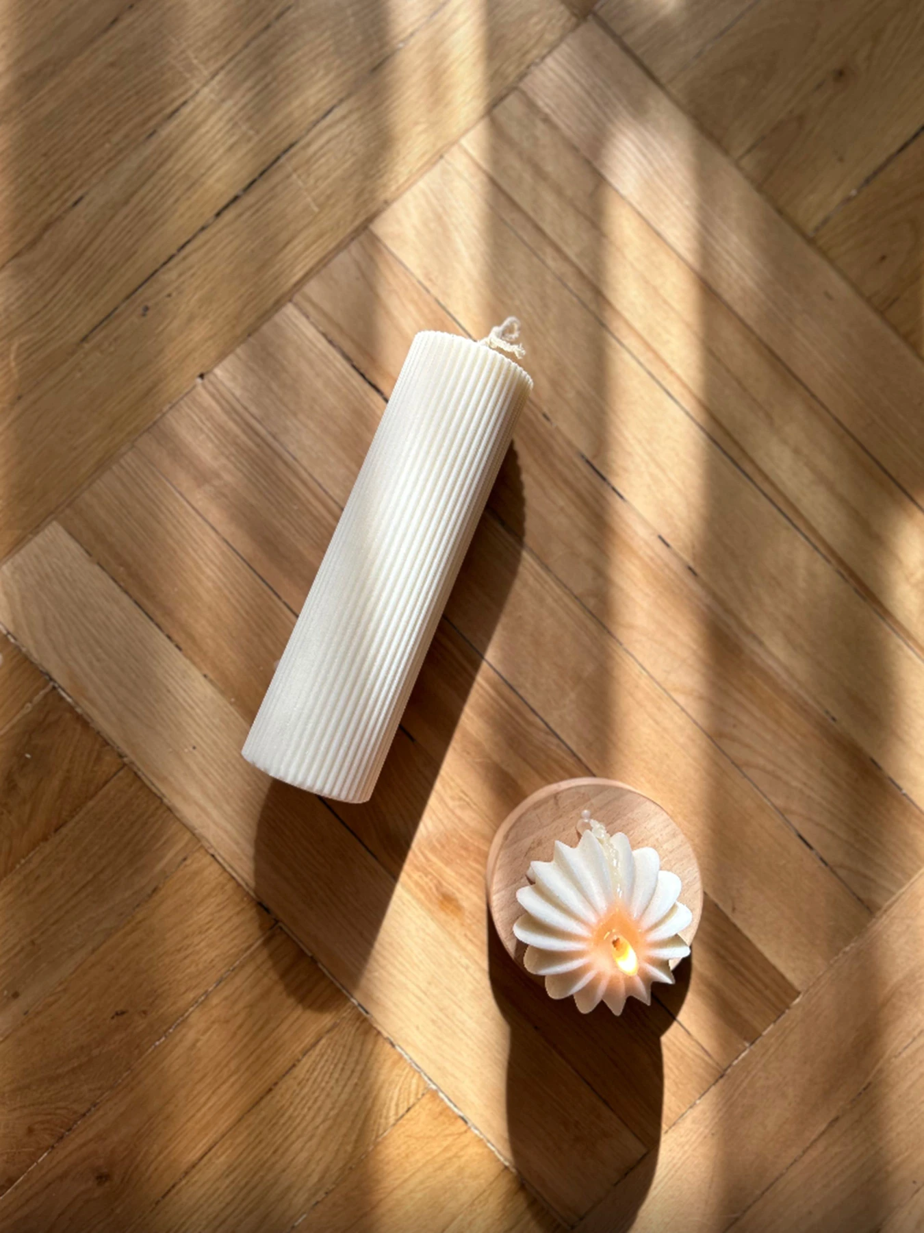 Свеча фигурная "Цилиндр" из натурального оливкового воска Candle Design модель 110.1014/1015 Свеча фигурная "Цилиндр" из натурального оливкового воска Candle Design модель 110.1014/1015 Фото