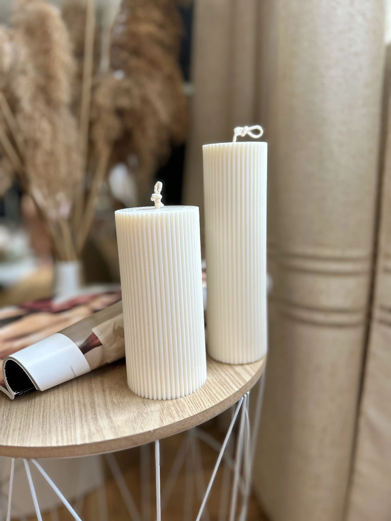 Свеча фигурная "Цилиндр" из натурального оливкового воска Candle Design модель 110.1014/1015 Свеча фигурная "Цилиндр" из натурального оливкового воска Candle Design модель 110.1014/1015 Фото