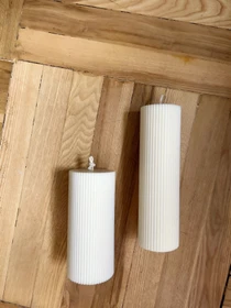 Свеча фигурная "Цилиндр" из натурального оливкового воска Candle Design модель 110.1014/1015 Фото
