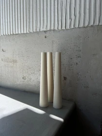 Свічка фігурна "Конус" з натурального оливкового воску Candle Design модель 110.1018 Фото