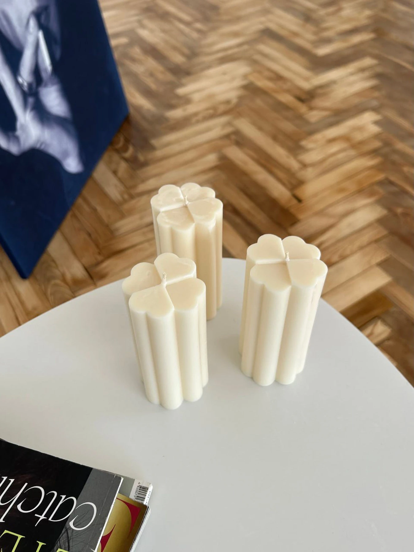 Фигурная свеча "Четырехлистник" из натурального соевого воска Candle Design модель 110.1025 Фигурная свеча "Четырехлистник" из натурального соевого воска Candle Design модель 110.1025 Фото