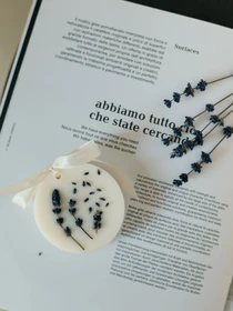 Ароматичне саше коло "Лаванда", аромат - сухоквіти (Лаванда), з натурального соєвого воску Candle Design модель 160.2014 Фото