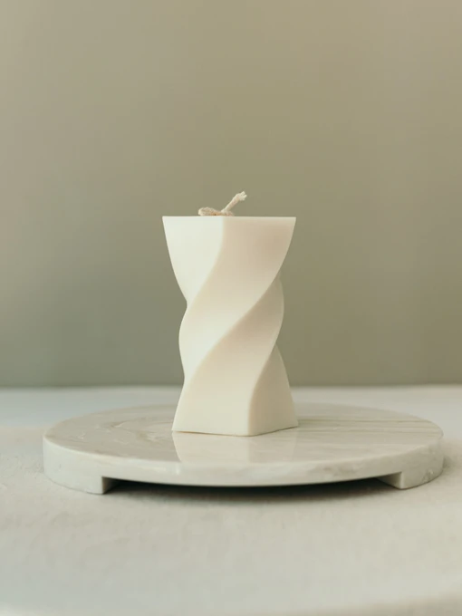 Свічка фігурна "Геометрія" з натурального соєвого воску Candle Design модель 110.1022 Фото