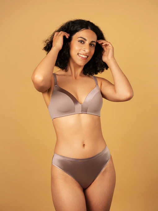 Нижнее белье Brabrabra модель SLZ24201215_Gray-Lilac Фото