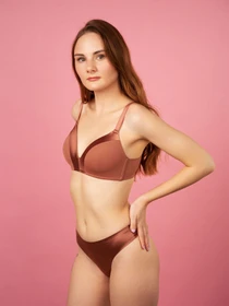 Нижня білизна Brabrabra модель SLZ24201215_Terracotta Фото