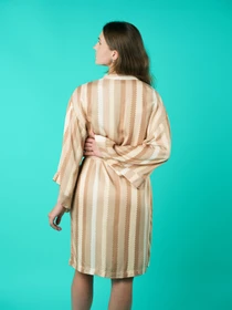 Одяг для дому та сну Brabrabra модель HOM2212000_Striped-Print Фото