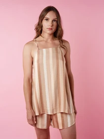 Одяг для дому та сну Brabrabra модель HOM2212006_Striped-Print Фото