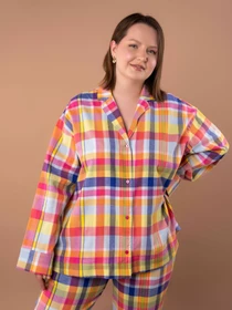 Одяг для дому та сну Brabrabra модель HOM2418004_Colorful-Check Фото