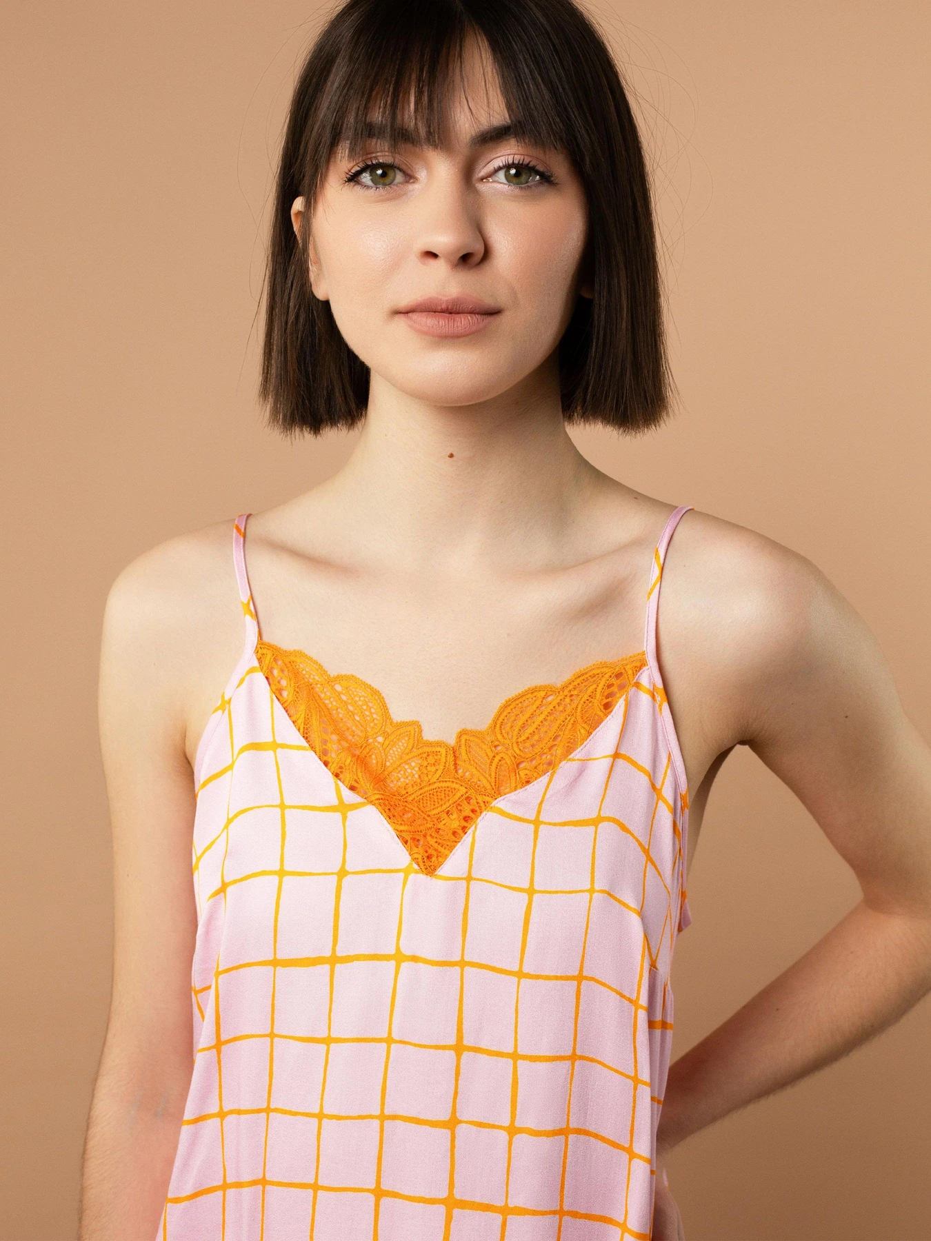 Одяг для дому та сну Brabrabra модель HOM2423005_Check-Print Фото