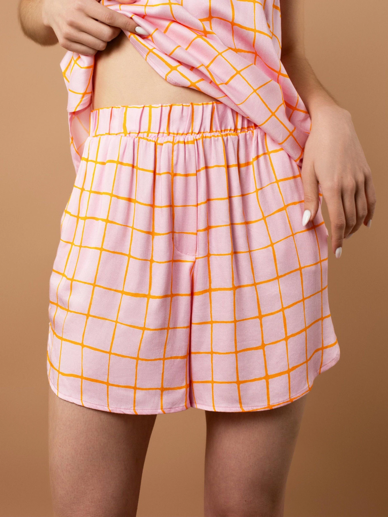 Одяг для дому та сну Brabrabra модель HOM2423013_Check-Print Фото