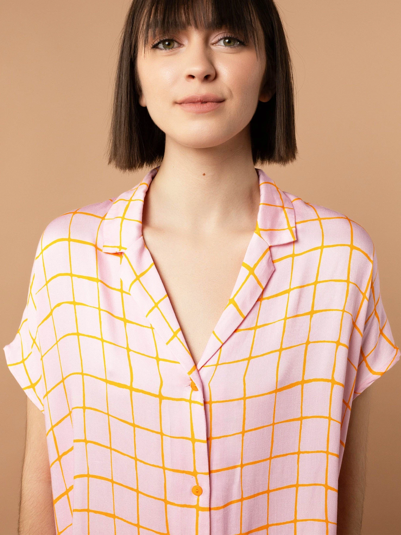 Одяг для дому та сну Brabrabra модель HOM2423104_Check-Print Фото